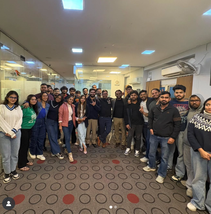 Team meeting in modern office